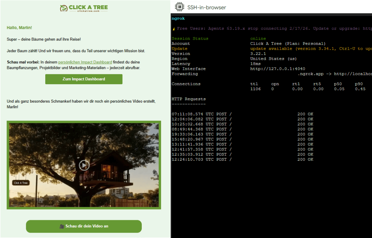 Automatisierte Kunden-Videos